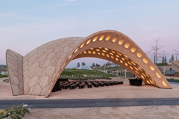 Buga Wood Pavilion, 2019 (credit: ICD/ITKE University of Stuttgart) – AGATHÓN 11_2022
