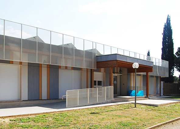 Buildings at the Grosseto Military Airport (credit: P. Altamura, 2019). agathón