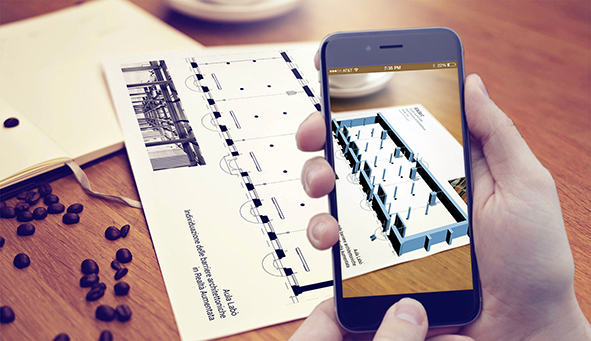 RAdARt application developed within the Department of Architecture of the Roma Tre University. agathón
