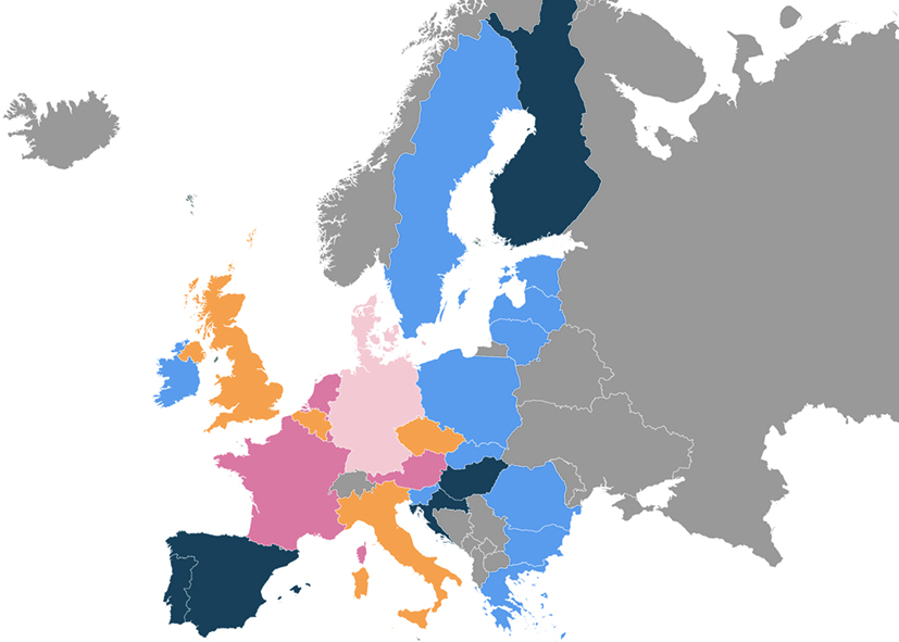 Amount of Construction and Demolition waste for each country (source: AMCS Group, 2016; elaborated by A. Magarò). AGATHÓN 2021