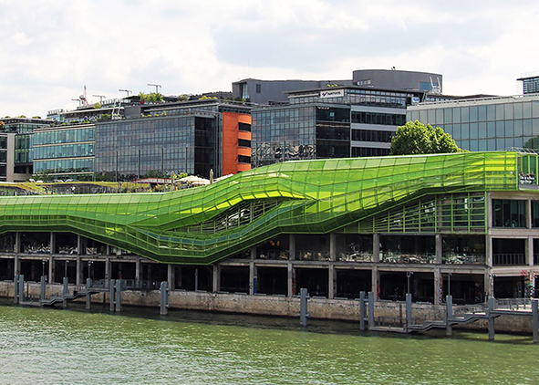 Les Docks, Cité de la Mode et du Design in Paris by Jakob and McFarlan Architects (credit: F. Romero, 2015). AGATHÓN 09 | 2021