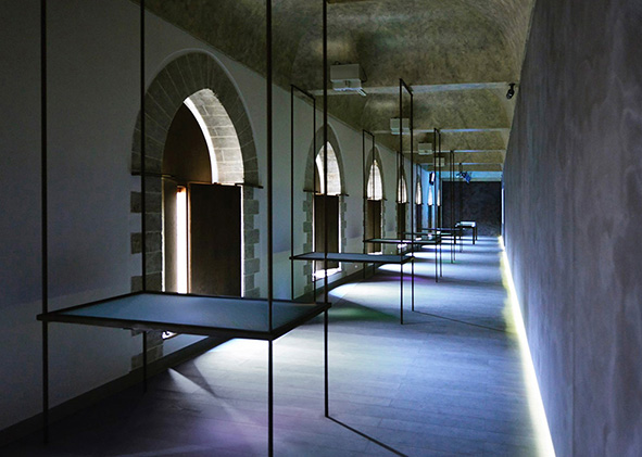 Narrative Museum ‘La fabbrica di Guglielmo’, Abbey of Santa Maria La Nuova of Monreale: tables of the architectures (credits: G. Di Benedetto, 2019). AGATHÓN 10 | 2021