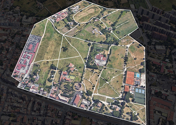 Participatory map for the urban planning of the territory (credit: Ecomuseum Casilino, 2020). AGATHÓN 10 | 2021