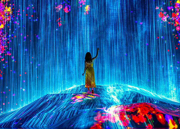 MORI Building Digital Art Museum, Tokyo (credits: teamLab-Borderless). AGATHÓN 10 | 2021