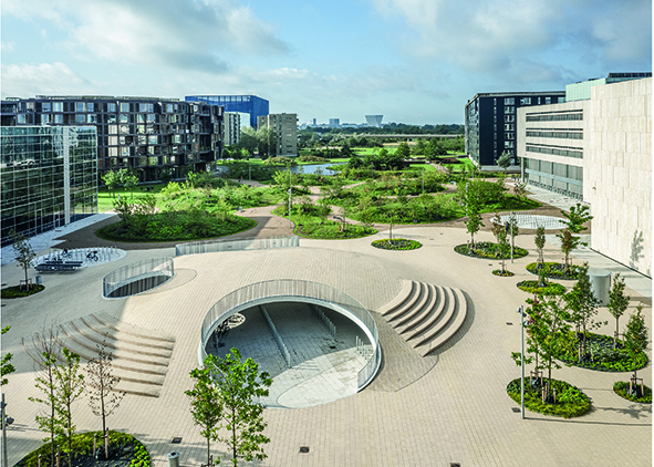 Karen Blixens Plads (2019) in Copenhagen, designed by Cobe (credit: R. Hjortshøj – COAST). AGATHÓN 14 | 2023