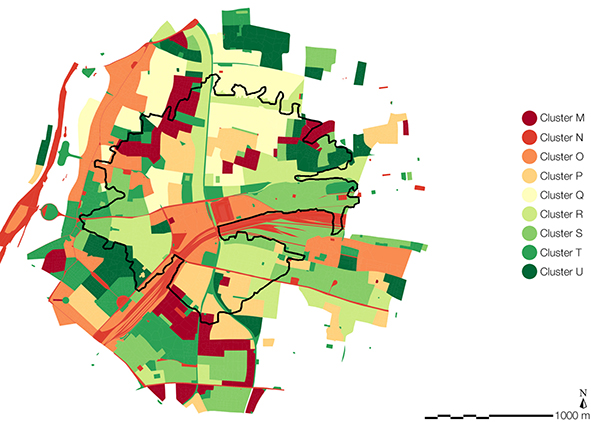 Munich case study: LST Spatial Signatures over ‘enclosed tessellation’ (credit: G. Oneto, 2023). AGATHÓN 14 | 2023