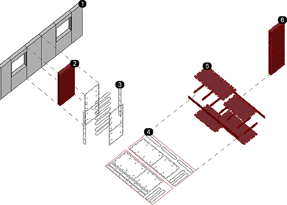 Digital fabrication process of the NoRS system (credit: the Authors, 2026). AGATHÓN 19 | 2026